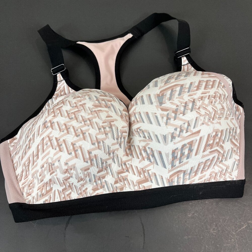 Women's Victoria Sport Pink & Grey Sports Bra Size 34 DD